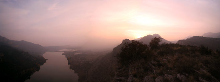 Vista de Sant Llorenç de Montgai